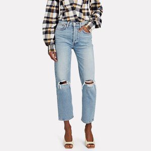 RE/DONE 70s High-Rise Stove Pipe Jeans Size 26 NWT